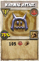 Wizard101 Balance spell card: Natural Attack, Spell ID 12915