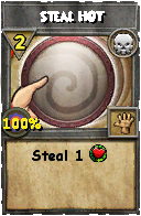 Wizard101 Death spell card: Steal HOT, Spell ID 12957