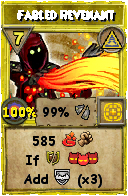 Wizard101 Myth spell card: Fabled Revenant, Spell ID 12961