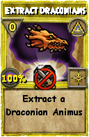 Wizard101 Myth spell card: Extract Draconians, Spell ID 12972