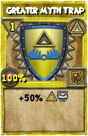 Wizard101 Myth spell card: Greater Myth Trap, Spell ID 12198