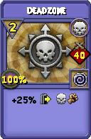 Wizard101 Death spell card: Deadzone, Spell ID 12438