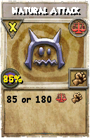 Wizard101 Balance spell card: Natural Attack, Spell ID 12610