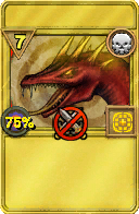 Wizard101 Death spell card: Balaur - Dragon Breath - Autumn, Spell ID 13022