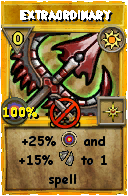 Wizard101 Sun spell card: Extraordinary, Spell ID 13047