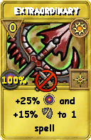 Wizard101 Sun spell card: Extraordinary, Spell ID 13050