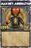 Wizard101 Shadow spell card: Maxine's Aberration, Spell ID 13051