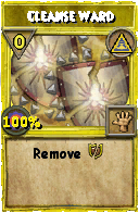 Wizard101 Myth spell card: Cleanse Ward, Spell ID 13072