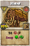 Wizard101 Balance spell card: Scarab, Spell ID 13084