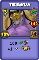 Wizard101 Life spell card: The Bantam, Spell ID 13104