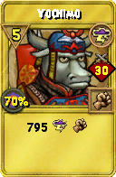 Wizard101 Storm spell card: Yochimo, Spell ID 13145