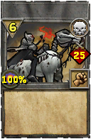 Wizard101 Death spell card: Headless Horseman - Mortality, Spell ID 13171