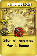 Wizard101 Myth spell card: Blinding Light, Spell ID 13199