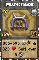 Wizard101 Death spell card: Wrath of Hades, Spell ID 13200