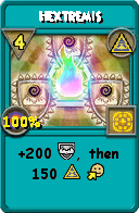 Wizard101 Myth spell card: Hextremis, Spell ID 13215