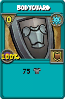 Wizard101 Ice spell card: Bodyguard, Spell ID 13226