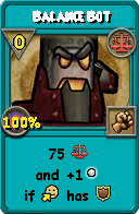Wizard101 Balance spell card: Balance Bot, Spell ID 13228