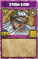 Wizard101 Storm spell card: Storm Lord, Spell ID 13249