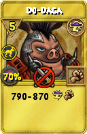 Wizard101 Storm spell card: Do-Daga, Spell ID 13274