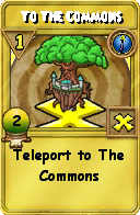 Wizard101 Cantrips spell card: To The Commons, Spell ID 13331