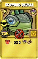 Wizard101 Storm spell card: Glowbug Squall, Spell ID 13333