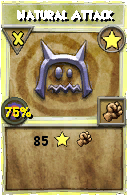 Wizard101 Star spell card: Natural Attack, Spell ID 13371