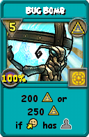 Wizard101 Myth spell card: Bug Bomb, Spell ID 13374