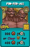 Wizard101 Myth spell card: Fun-For-All, Spell ID 13375