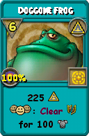 Wizard101 Myth spell card: Doggone Frog, Spell ID 13415
