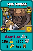 Wizard101 Myth spell card: Soul Scourge, Spell ID 13442