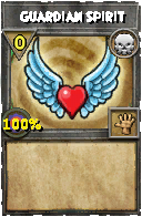 Wizard101 Death spell card: Guardian Spirit, Spell ID 13456