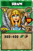 Wizard101 Life spell card: Seraph, Spell ID 13475