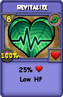 Wizard101 Life spell card: Revitalize, Spell ID 13514
