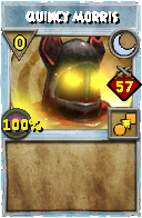 Wizard101 Moon spell card: Quincy Morris, Spell ID 13582