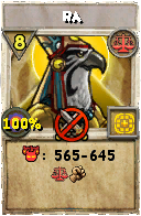 Wizard101 Balance spell card: Ra, Spell ID 13597