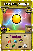 Wizard101 Myth spell card: Pip, Pip, Cheerio, Spell ID 13631