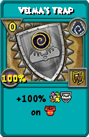 Wizard101 Shadow spell card: Velma's Trap, Spell ID 13673