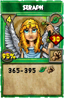 Wizard101 Life spell card: Seraph, Spell ID 13709