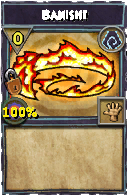 Wizard101 Shadow spell card: Banish!, Spell ID 13714