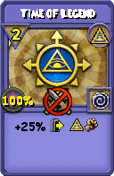 Wizard101 Myth spell card: Time of Legend, Spell ID 13736