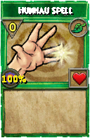 Wizard101 Life spell card: Hunhau Spell, Spell ID 13737
