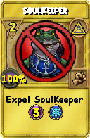 Wizard101 Myth spell card: SoulKeeper, Spell ID 13752