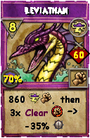 Wizard101 Storm spell card: Leviathan, Spell ID 13803