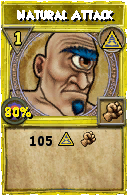 Wizard101 Myth spell card: Natural Attack, Spell ID 13828