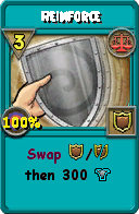 Wizard101 Balance spell card: Reinforce, Spell ID 13838