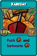 Wizard101 Life spell card: Kaboom!, Spell ID 13845