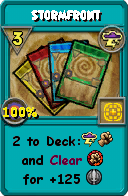 Wizard101 Storm spell card: Stormfront, Spell ID 13850