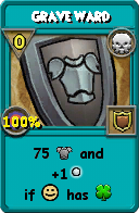 Wizard101 Death spell card: Grave Ward, Spell ID 13851