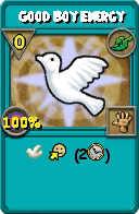 Wizard101 Life spell card: Good Boy Energy, Spell ID 13859