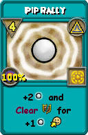 Wizard101 Myth spell card: Pip Rally, Spell ID 13861